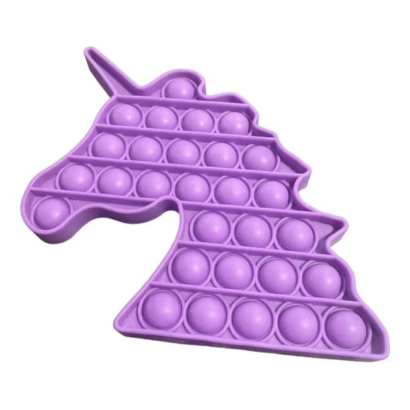 Unicorn Purple Pop-it Unicorn Sensory Fidget Toy - Picture 1 of 2